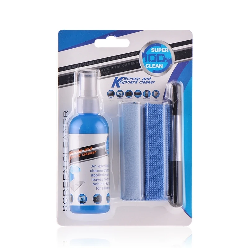100ml 4in1 TV computer screen cleaner Monitor screen cleaning kit LCD spray screen cleaner