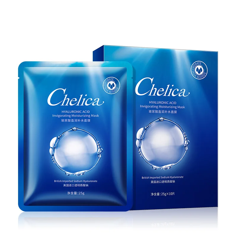 Chelica Hyaluronic Acid Invigorating Moisturizing Facial Mask Nourishing And Hydrating Improve Dry And Tight Skin