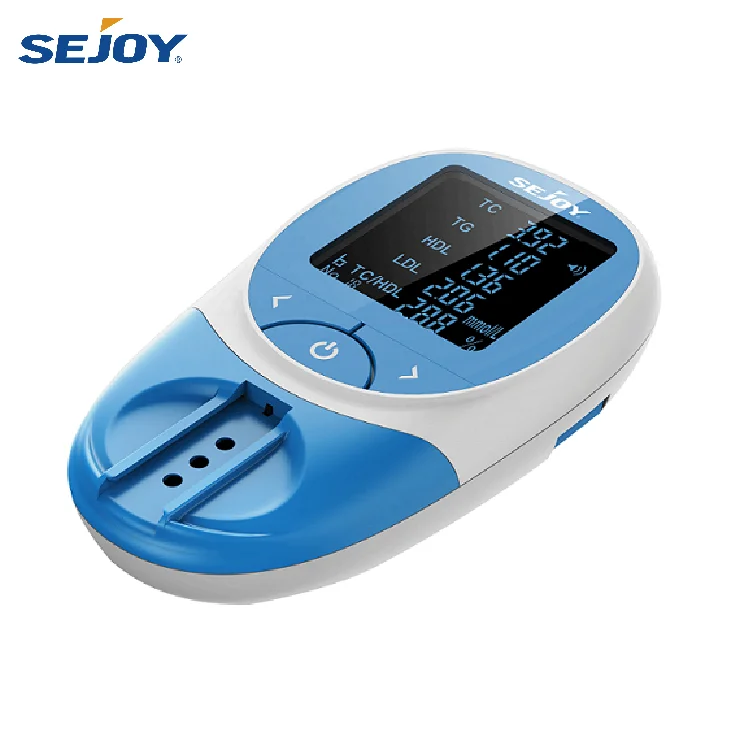 Sejoy HDL LDL Triglyceride Cholesterol Test Kit Blood Lipid Profile Analyzer 5 in 1 Lipid Cholesterol Meter