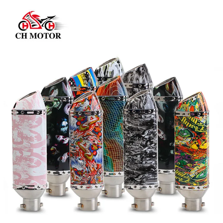 Выхлопная труба для мотоцикла, велосипеда, выхлопная труба см3 для мотоцикла