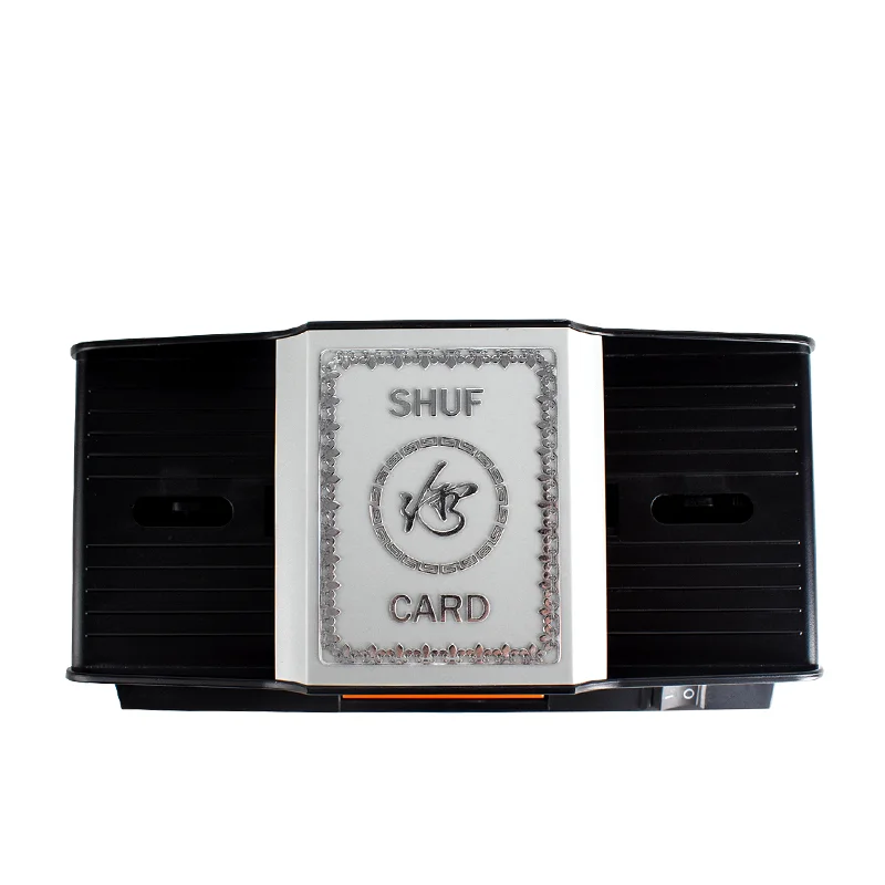 YH Hot Sale 2 Decks Automatic Button Hai Card Shuffler Machine With Plug&Power Supply