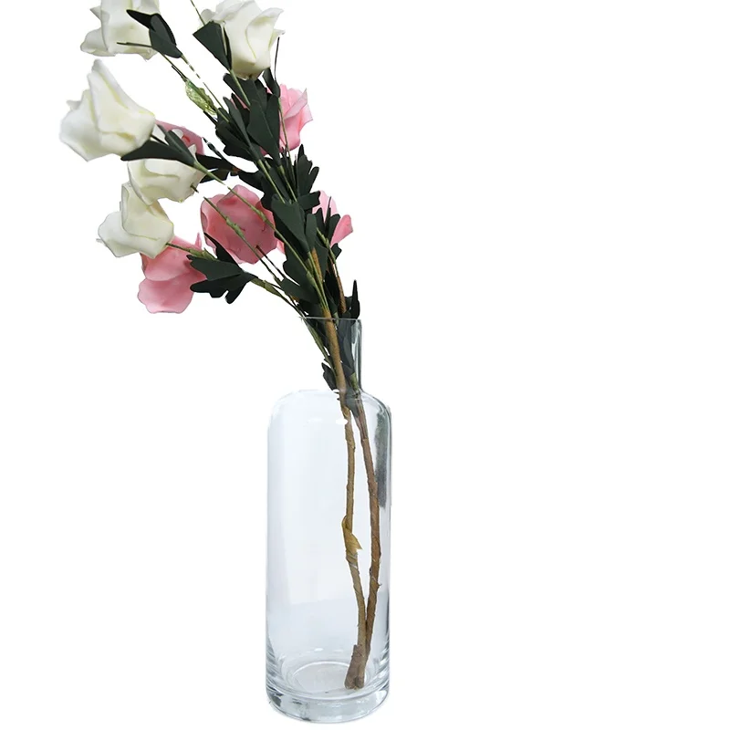 Aspire hot sale nordic modern clear glass vase flower vase for decoration