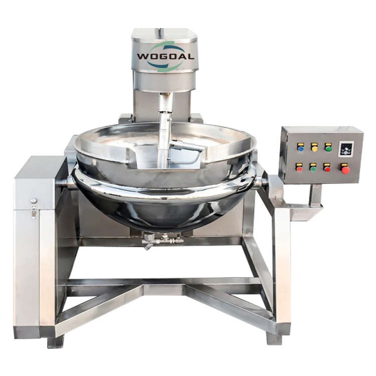Chocolate melting mixing machine jacket heating mixer stainless steel tilting jacket kettle