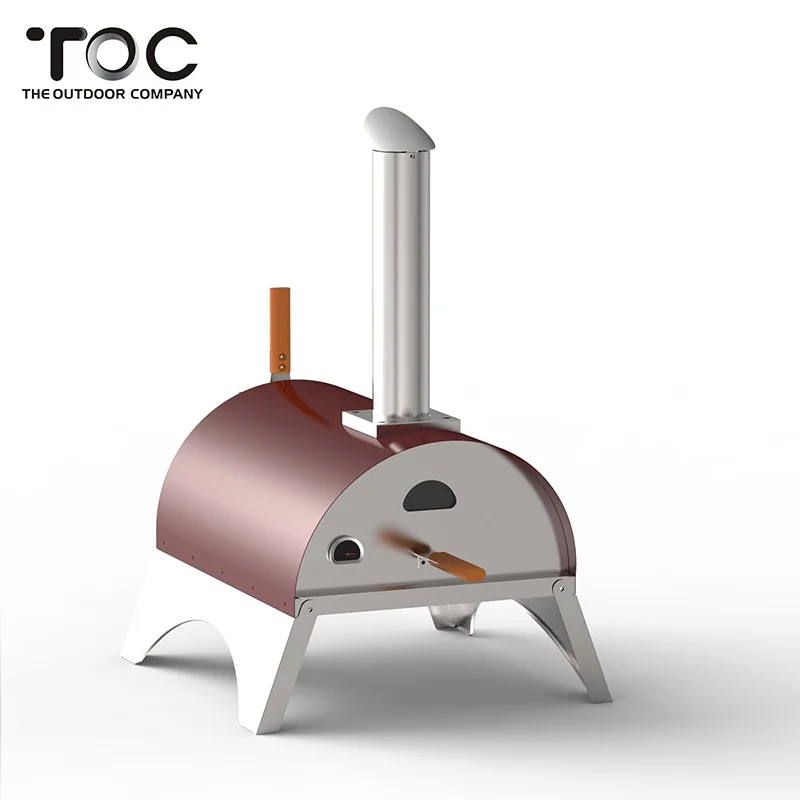 Горячая Распродажа свободно стоящий двери из нержавеющей стали на открытом воздухе на древесных пеллетах, печь для пиццы
