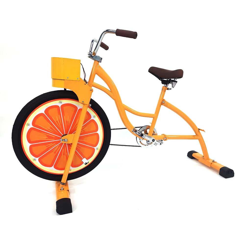 EXI Smoothie Vlo Orange Engine Extractor Vintage Fruit Pulper Machine Blender Bikes