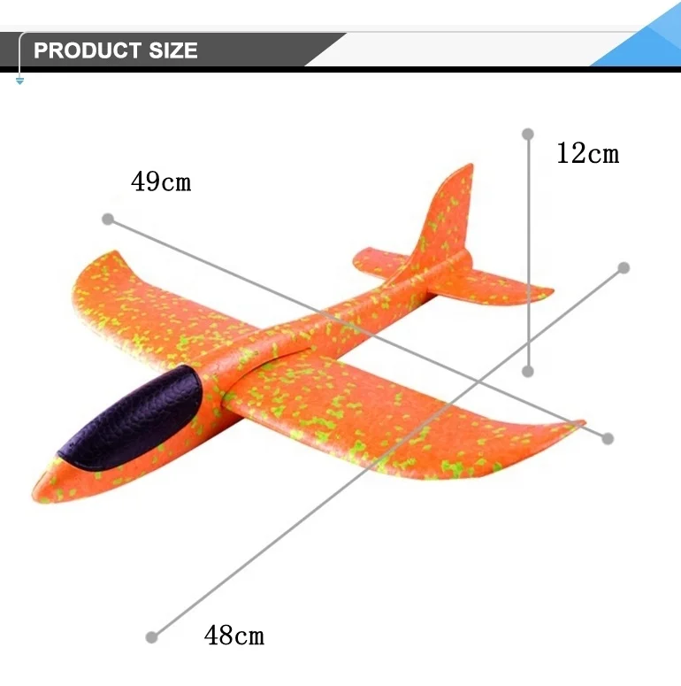 New kids toy Wingspan glinder aircraft EPP hand throwing airplane outdoor flying airplane toy