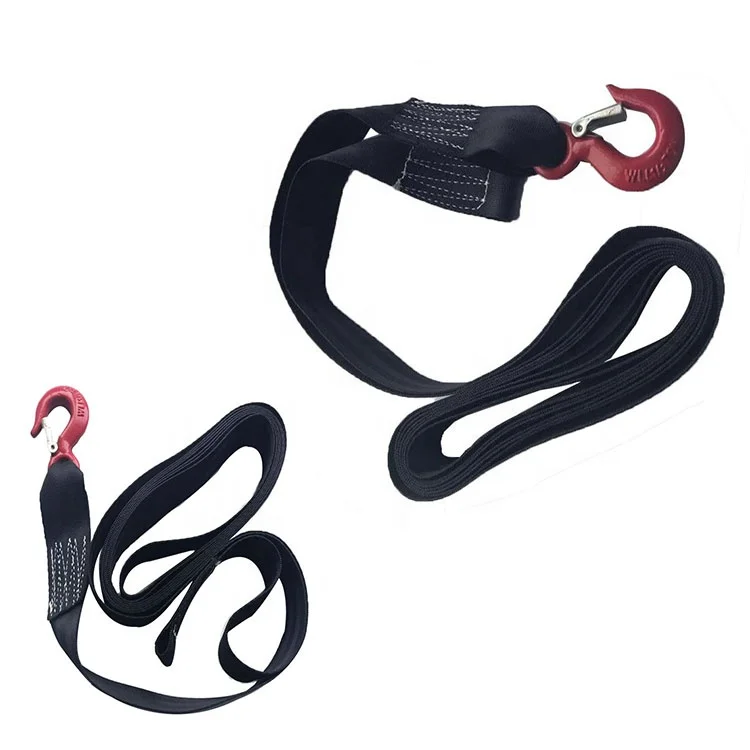 Cheap price  boat accessories and parts trailer winch webbing w/hook  for yacht/sail/car/ship