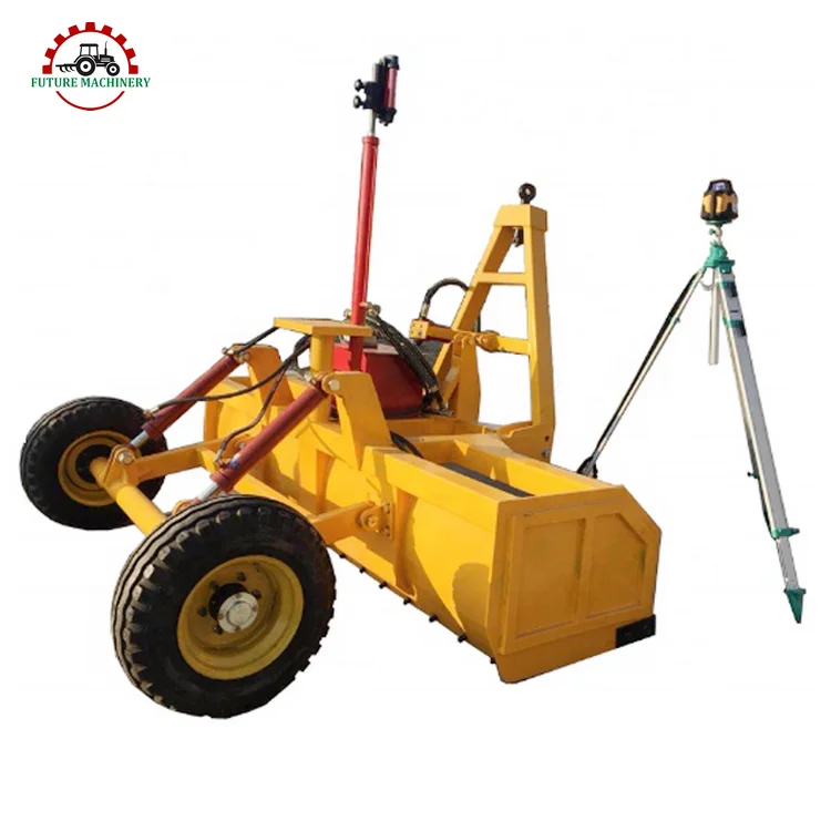 3.0 meter scrape width tractor leveler laser land grader laser grader laser leveler