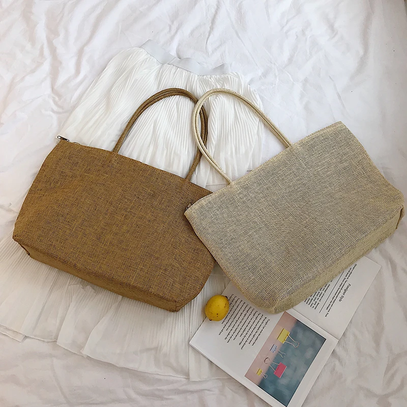 
Летняя Пляжная соломенная сумка, круглая женская сумка ручной работы для путешествий, шоппинга, плетеные сумки, богемная Льняная сумка через плечо 