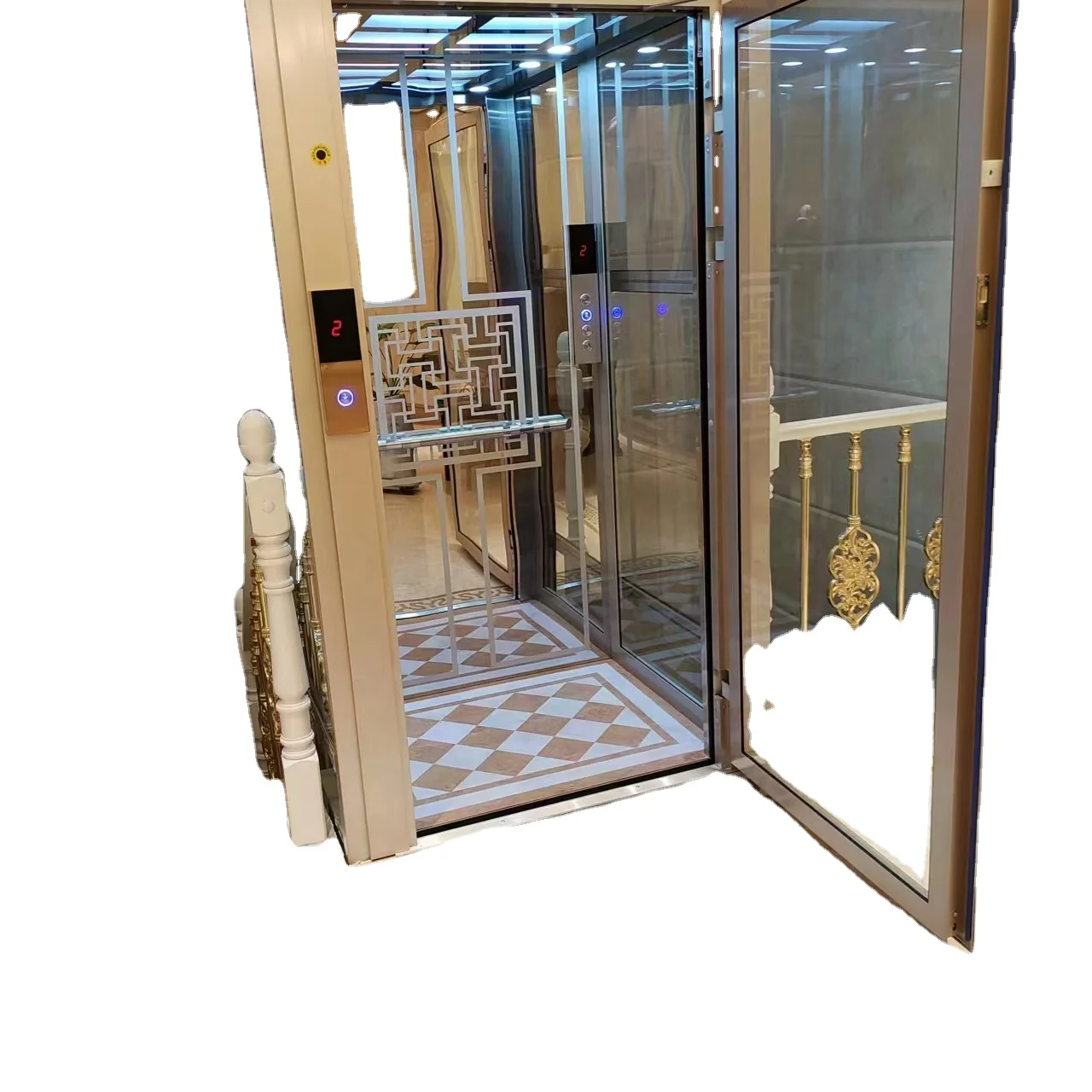residential lift small home villa elevator hydraulic lift elevator with CE certificate
