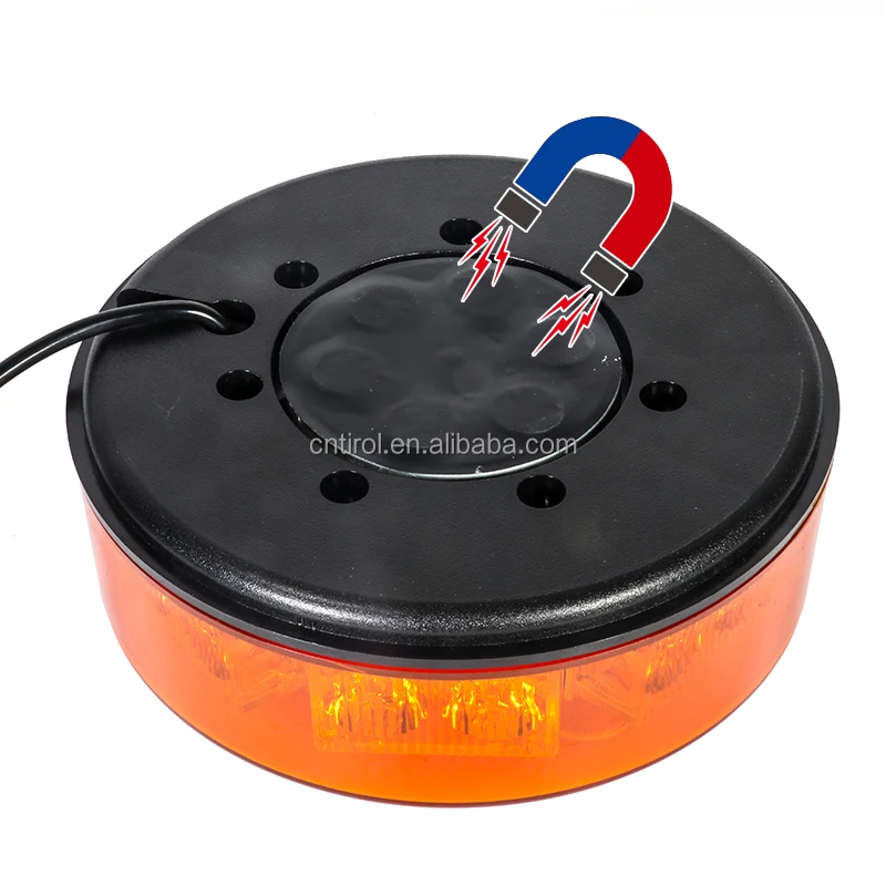TIROL Construction Vehicles Truck Car Rooftop Safety Flashing Strobe Beacon Magnetic LED Emergency  Warning Lamps Lights