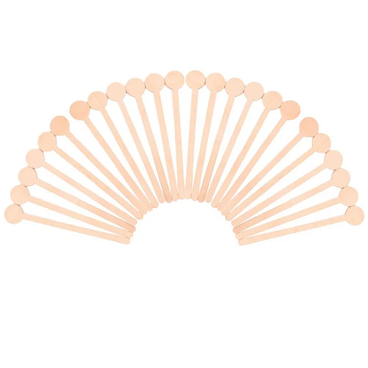Wooden Stirring Rod For Coffee And Cocktail Bulk Birch Wooden Stirring Stick Paper Wrapped Coffee Stirrers