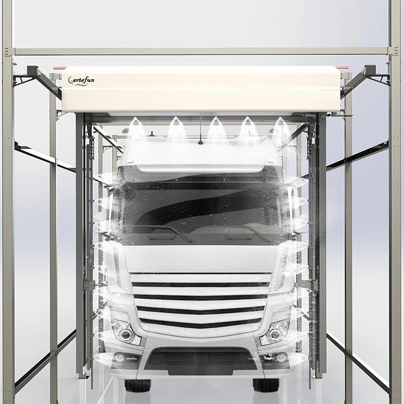 New Large Quick Cleaningtruck washing machine automatic bus tunnel touchless 2024