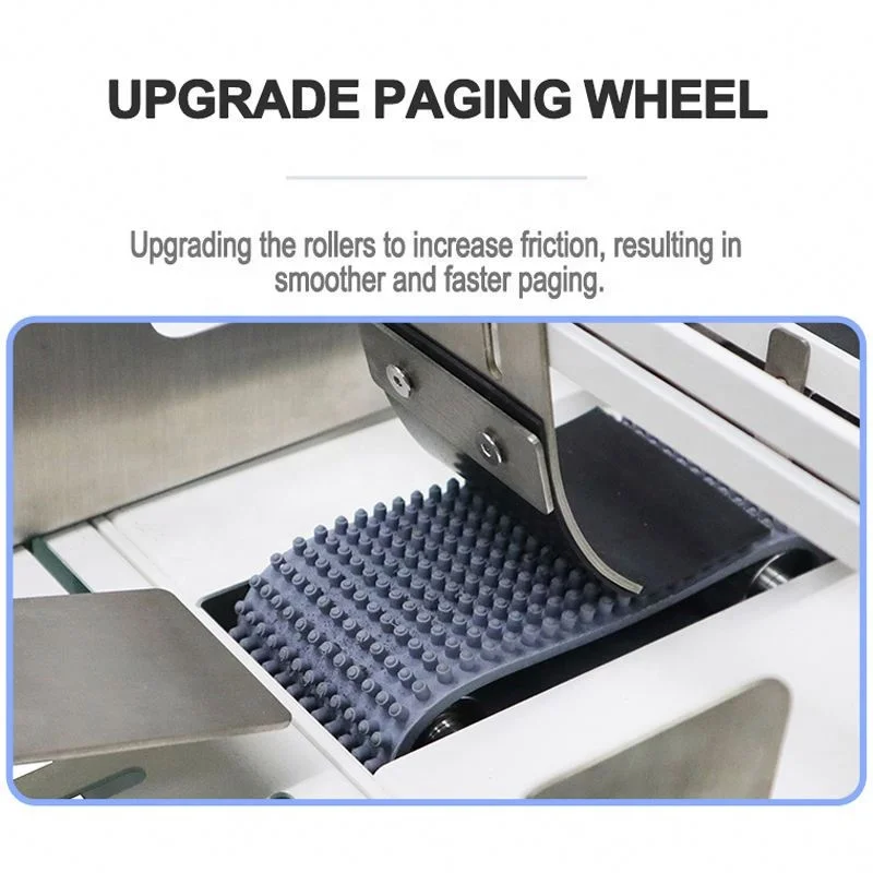 Automatic Carton Box Friction Feeder Plastic Bags Counting Paging Machine for Date Serial Number Inkjet Printer