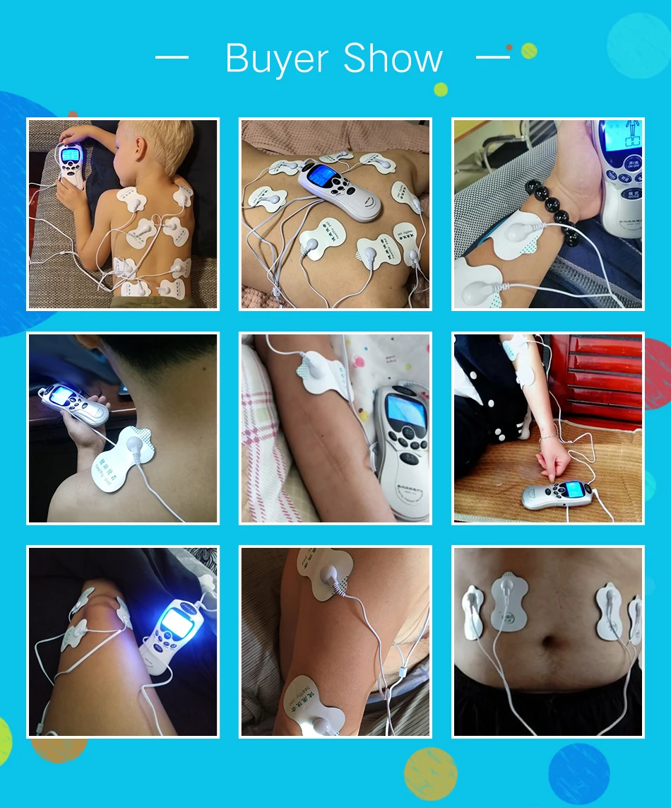 AB Channel Wireless Tens Unit Chinese Meridians Physiotherapy Machine Home Use Muscle Stimulator & Neck & Shoulder Massager