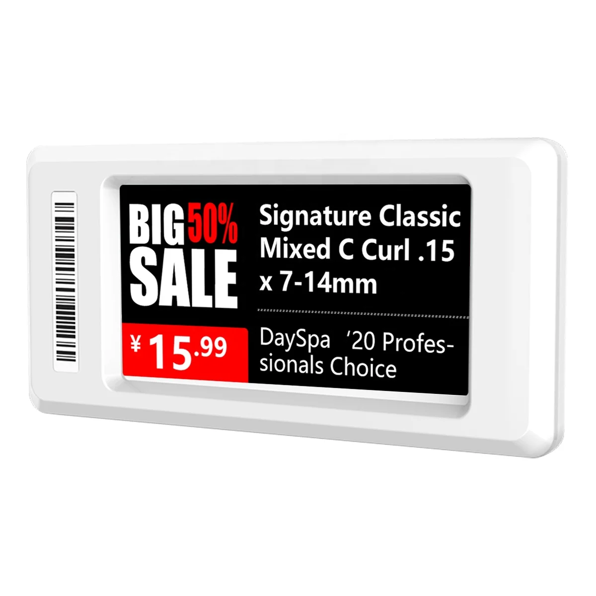 YalaTech 2.66 inch eink esl supermarket solution BLE bluetooth digital price tag electronic shelf label epaper system