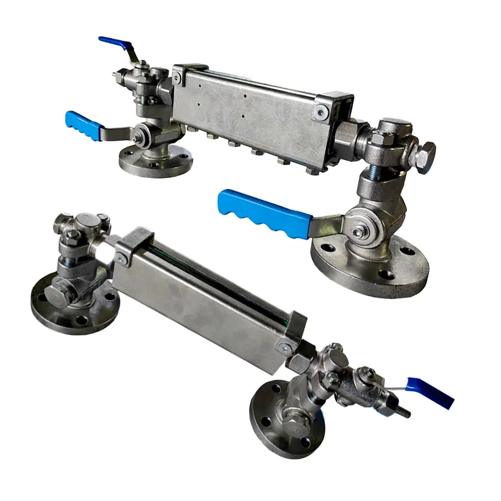 Water Gauges Fluid level sight glasses  and  Glasses  Reflex & Transparent Flat Glass Liquid Level Gauges