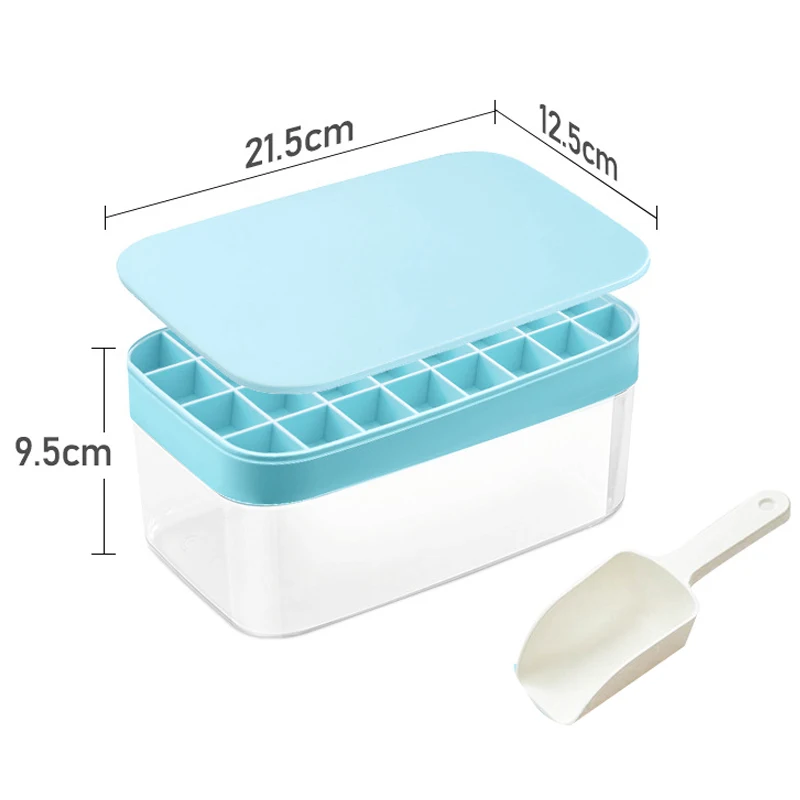 Large Ice Cube Tray Silicone Summer Home Student Drink Ball Food Grade Silicone Custom Logo Round Ice Cream Tools 1pc/opp Bag