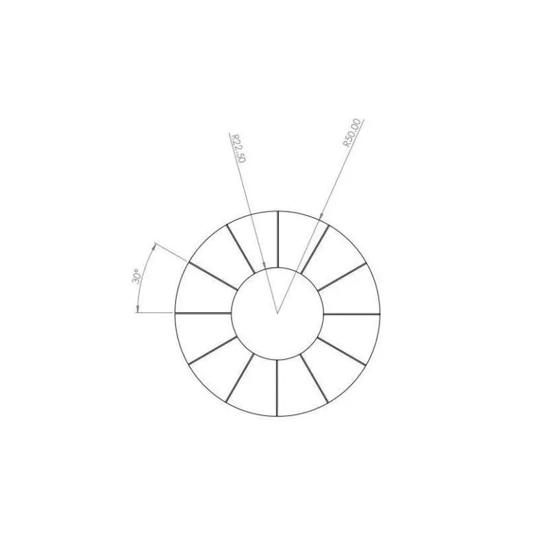 arc trapezoid magnet