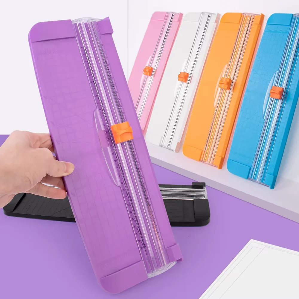 Hot Selling Guillotine Paper Trimmer Desktop Manual Handheld Paper Cutter Office A4 Paper Trimmer For Standard Cutting