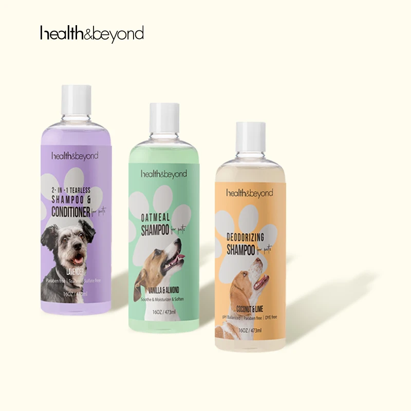 Private label dog sprays Natural Smooth And Mild deodorizing Pet Cleaner Product Dog Wash Shampoo