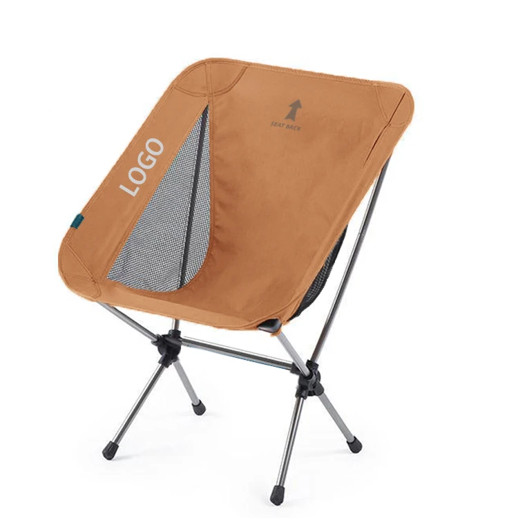 Factory Wholesale Custom Modern Style Folding Portable Moon Chair Adult for Camping Fishing