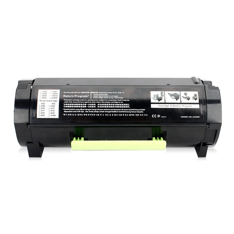 Compatible lexmark MX510 toner cartridges for MX510 511 610 611 60F1X00 60F2X00 60F3X00 60F4X00 60F5X00 601X 602X 603X 604X 605X