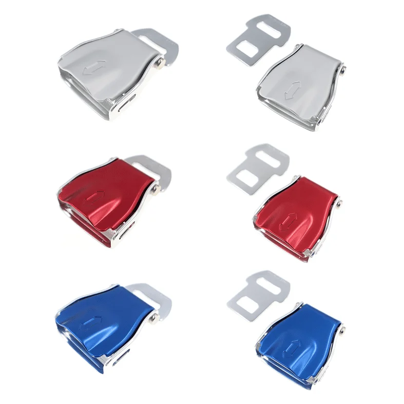 Sports Style Aviation Safety Belt 2-5 Points Steel Buckle with Polyester Aluminium and Plastic Material