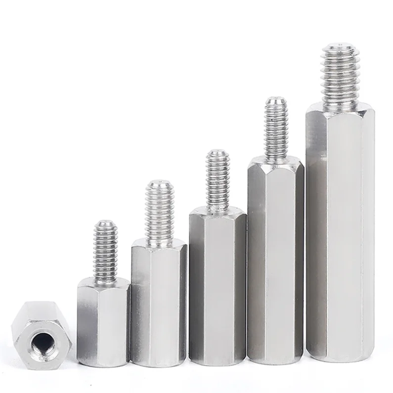 SDPSI DCTStainless Steel A2 Hex Threaded Male Female PCB Spacer Standoff Screw