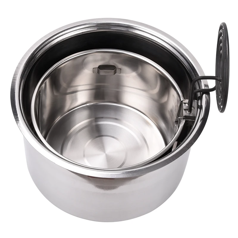 Commercial BBQ equipment 2400W stainless steel barbecue grill Upper smoke exhaust Round electric korean bbq grill for restaurant