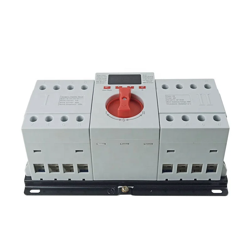  RP6-63L 4P 110V 220V управляющий переключатель напряжения с автоматическим переключением со светодиодным дисплеем для