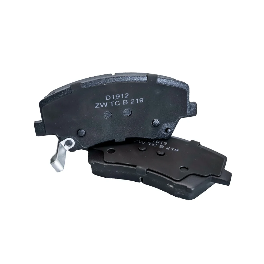 D1912 wholesale less dust oem brake pad manufacture pastillas de freno auto brake pad for hyundai elantra saloon brake pad