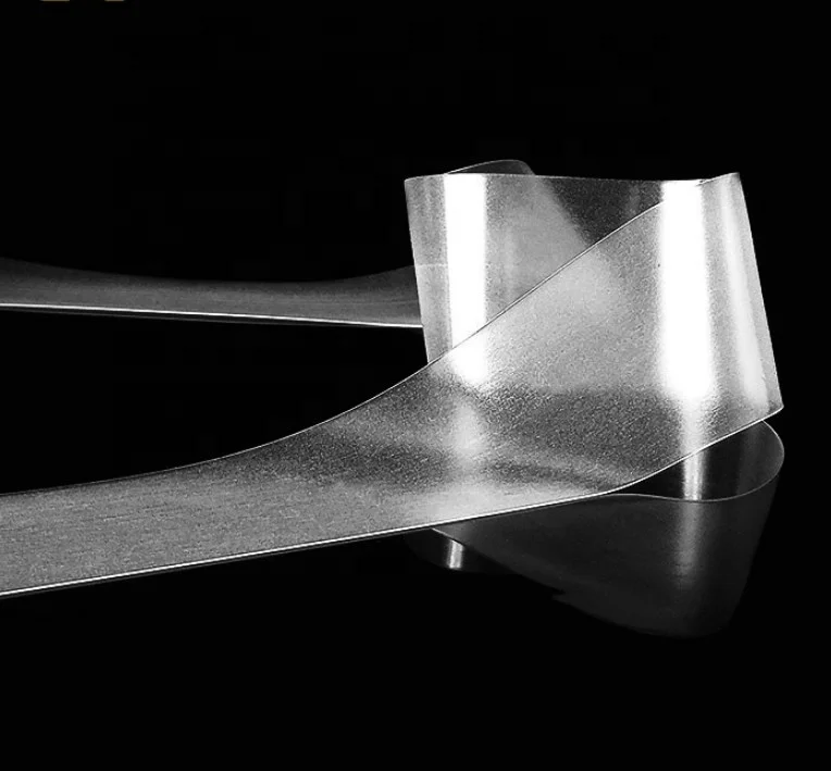 German material  high elasticity TPU transparent resilience band for shoulder strap / Polo shirt neck /Tracksuit pants leg open