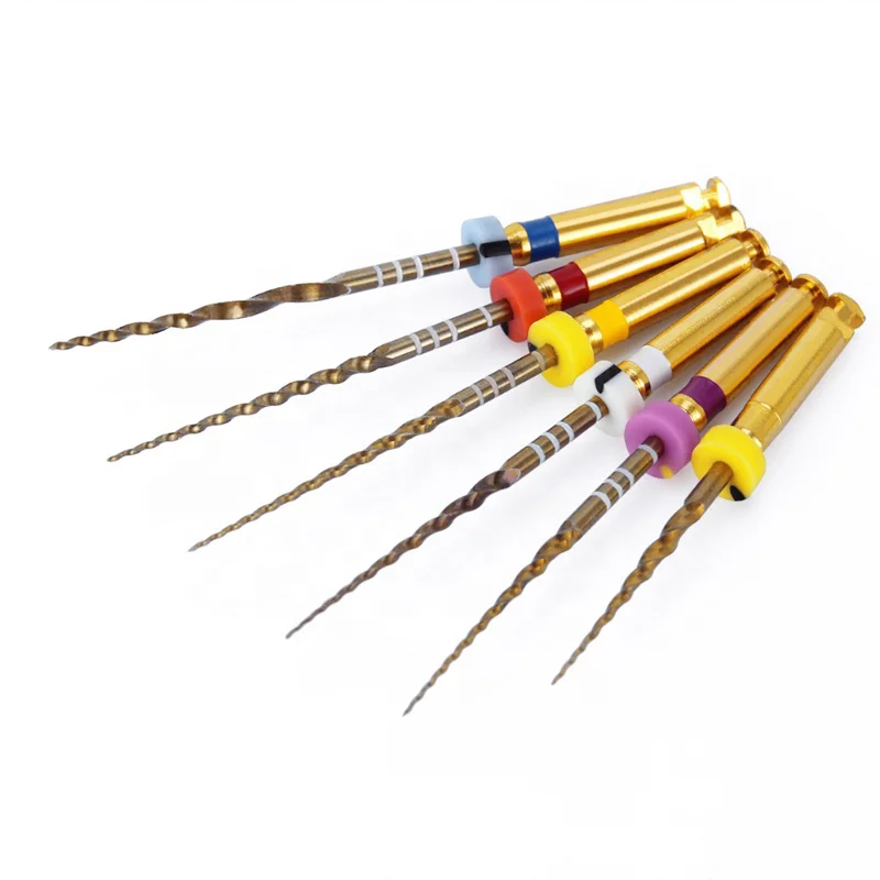 Most Popular Dental Root Cana Flexible Niti  Rotary Files Endodontic Rotary Files Root canal file