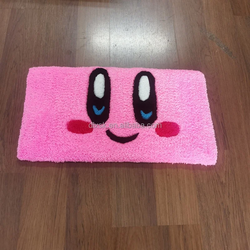 customized special design logo anime cartoon rugs drop shipping wool acrylic hand made tufted rug carpet for home decoration