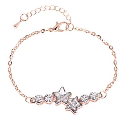 Wholesale Fashion Bracelet Cubic Zirconia Star Bracelet 2019 Gold Charm Pendant  Bracelet In Bulk