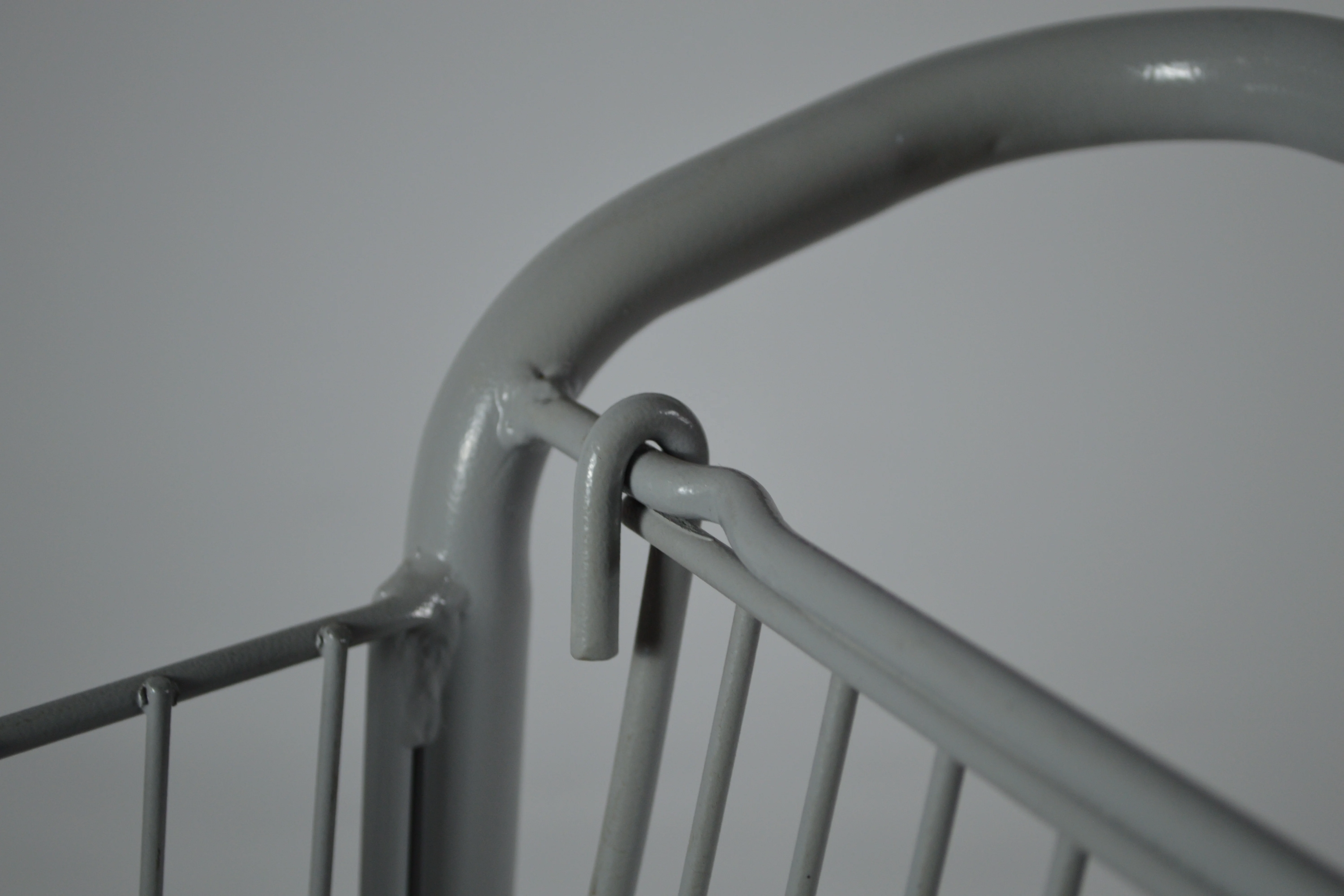 80L cheap metal double basket shopping cart trolley for sale