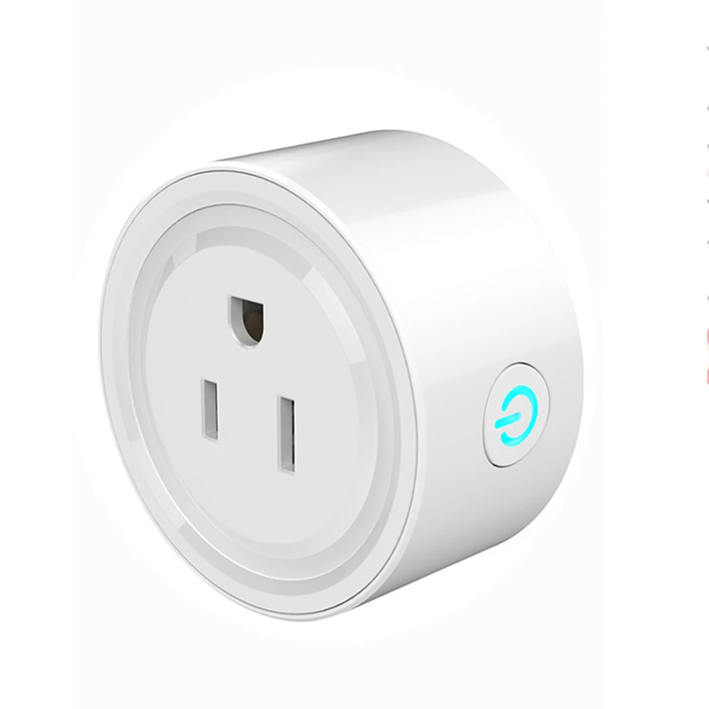Short protection Electric Power Outlet Strip Wifi socket With Amazon Alexa Echo temperature sensor wall smart socket