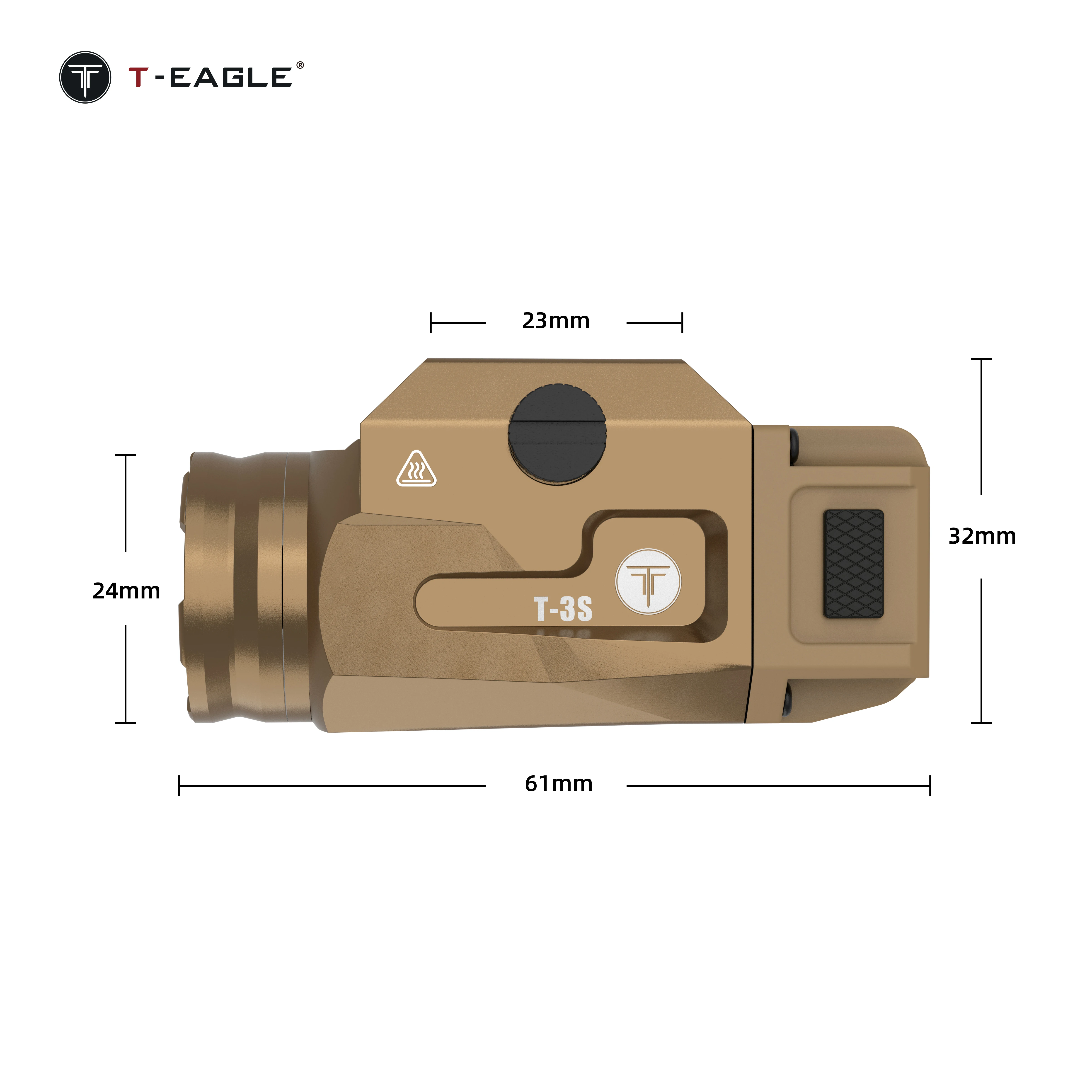 T-EAGLE T-3S Охота Мини компактный лазерный свет тактическое Лазерное освещение приостановленный тактический светодиодный фонарик для улицы