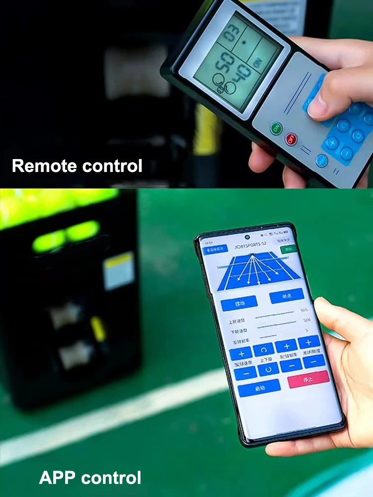 Hot sale Practice Tennis Padel Ball Machine App And Remote Control For Playing And Training Customs Logo