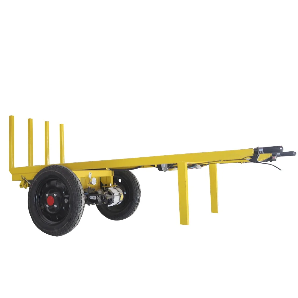 Engineering electric trolley Electric flatman push-pull brick truck loading and unloading truck electric brick pulling car