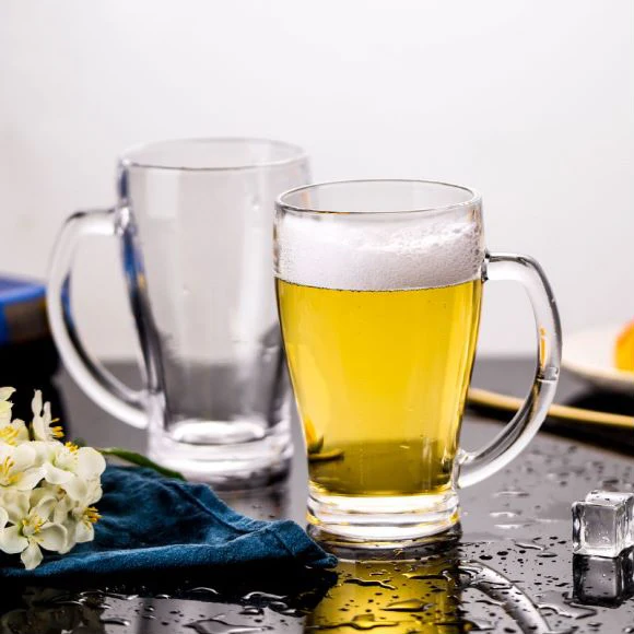 Net Celebrity Large Beer Glass Bar Personality Glass Home Thickened Craft Beer Mug Net Celebrity Creative Wheat Wine Glass