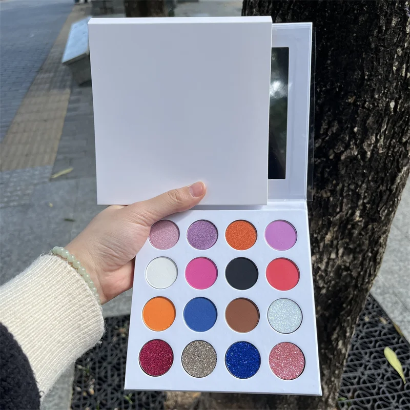 Newest create your own brand eyeshadow palette private label custom makeup palletes