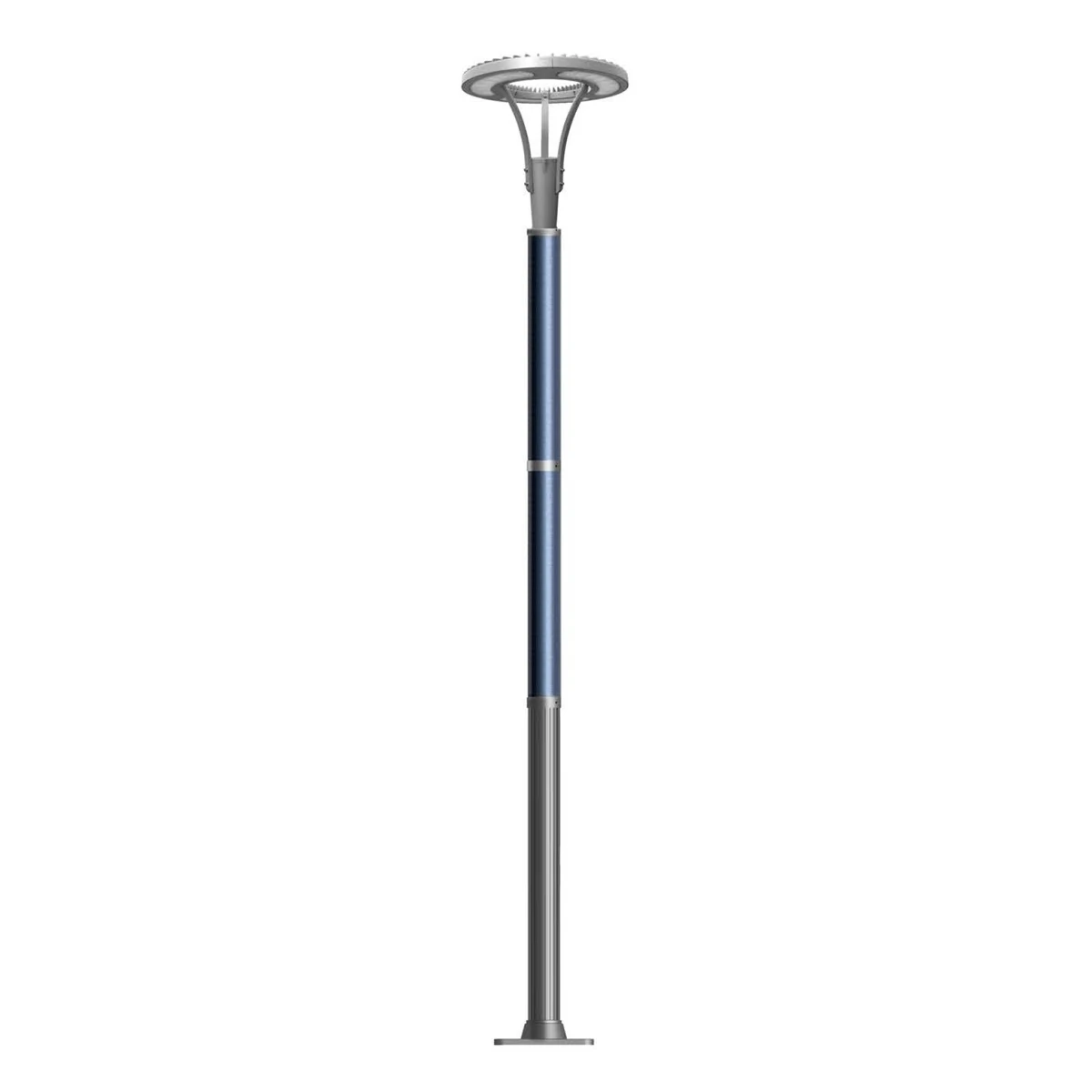 LED Solar Garden light with flexible solar Panel Wrap pole DDK-SSPL-2015