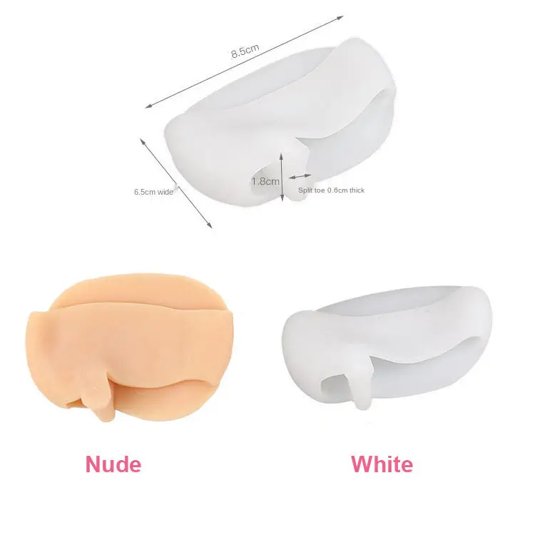 Silicone Gel Forefoot Pads Straightener Toe Corrector Bunion Orthotics Protector Overlapping Toe Separator Sock