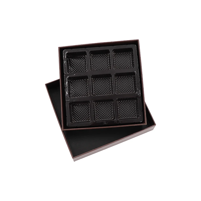 active demand unique design Packaging Chocolate Boxes Empty Plastic Divider box for packaging
