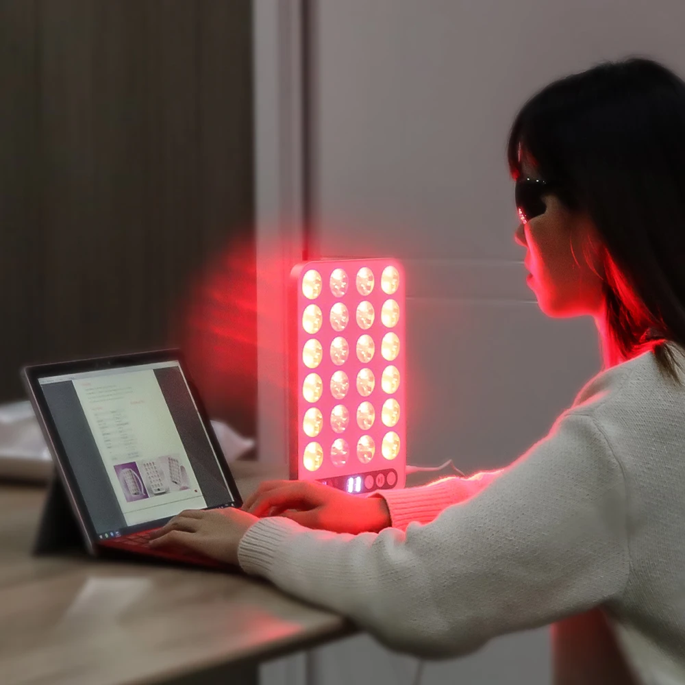 BioMol Light Red Therapi 6 Preset Modes Portable LED Infrared Red Light Therapy Device for Face Use