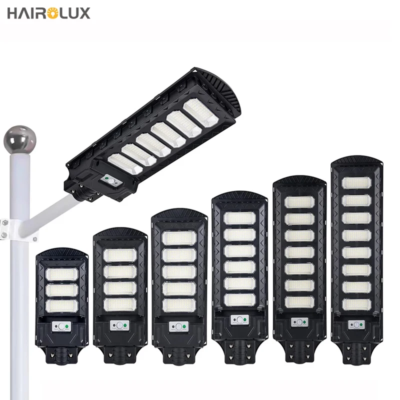 Wholesale Smart ABS Outdoor Ultra Bright Area Road Solar Panel Street Light System All In One Led Solar lamps