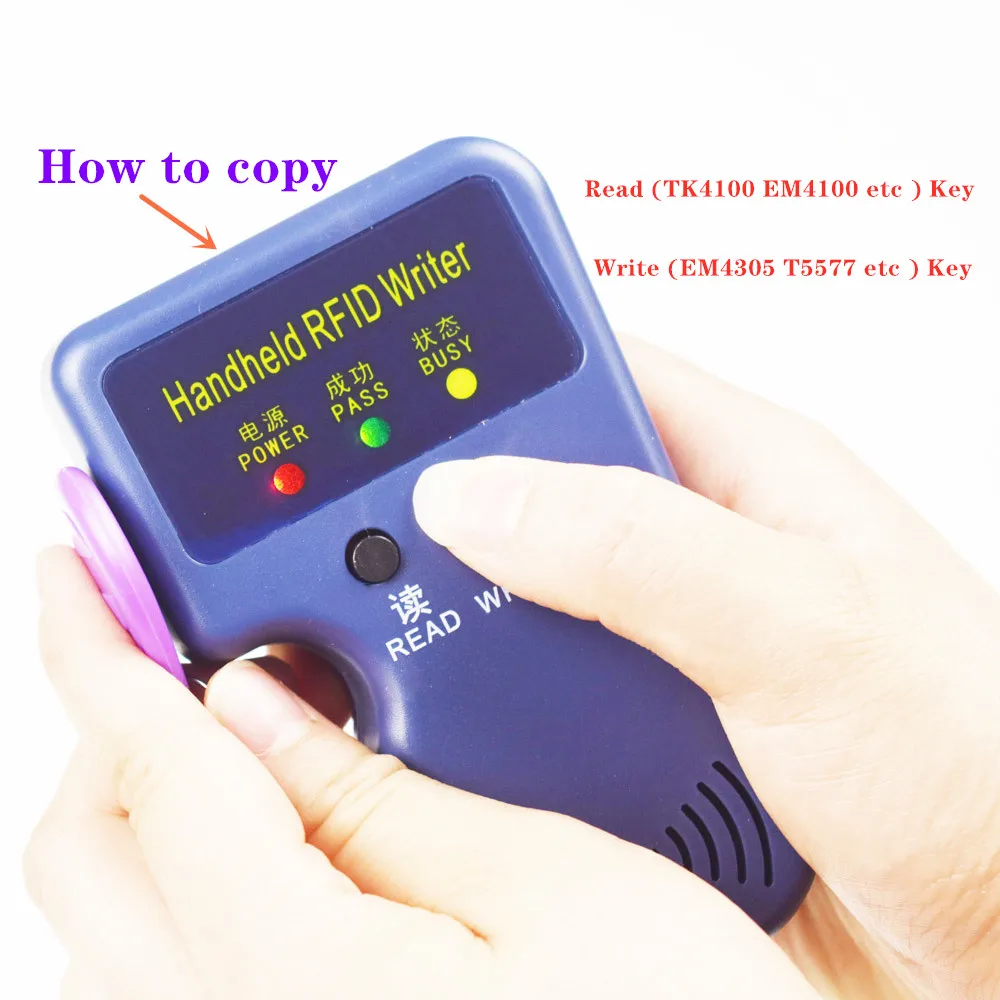  Ручной Дубликатор RFID-ключей 125 кГц EM4100 TK4100 EM4305