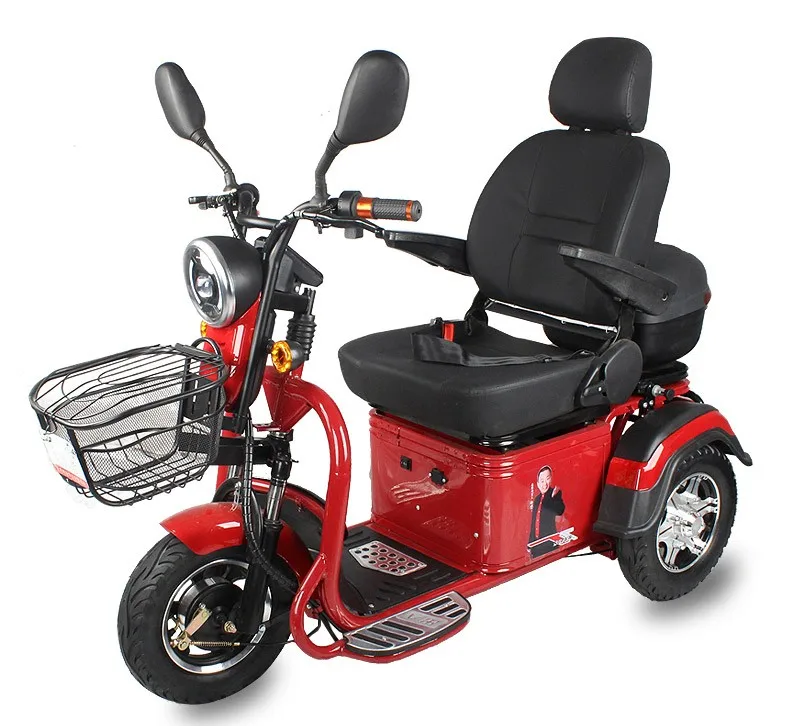 3 Wheel Mobility Scooter handicapped scooter for disabled/handicapped Elderly Electric Tricycle Cargo Home Use Electric Tricycle